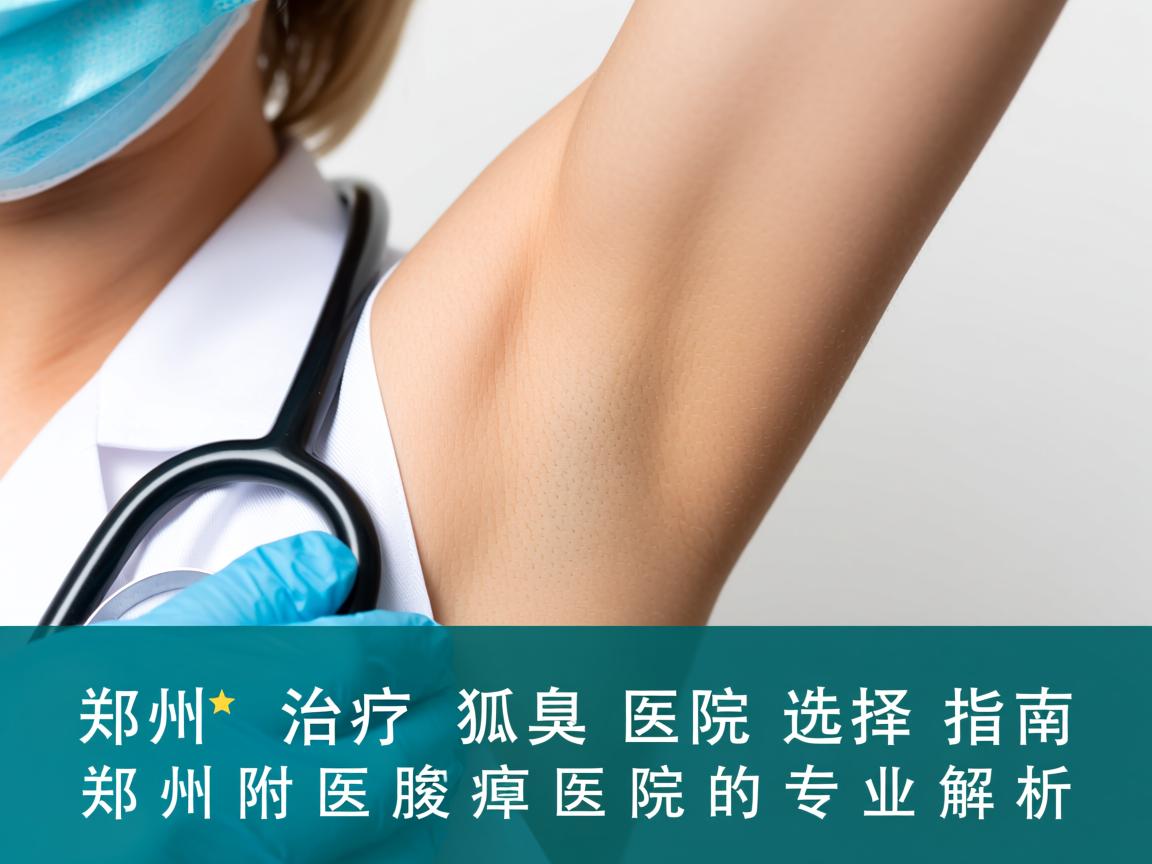 郑州治疗狐臭医院选择指南，郑州附医腋臭医院的专业解析