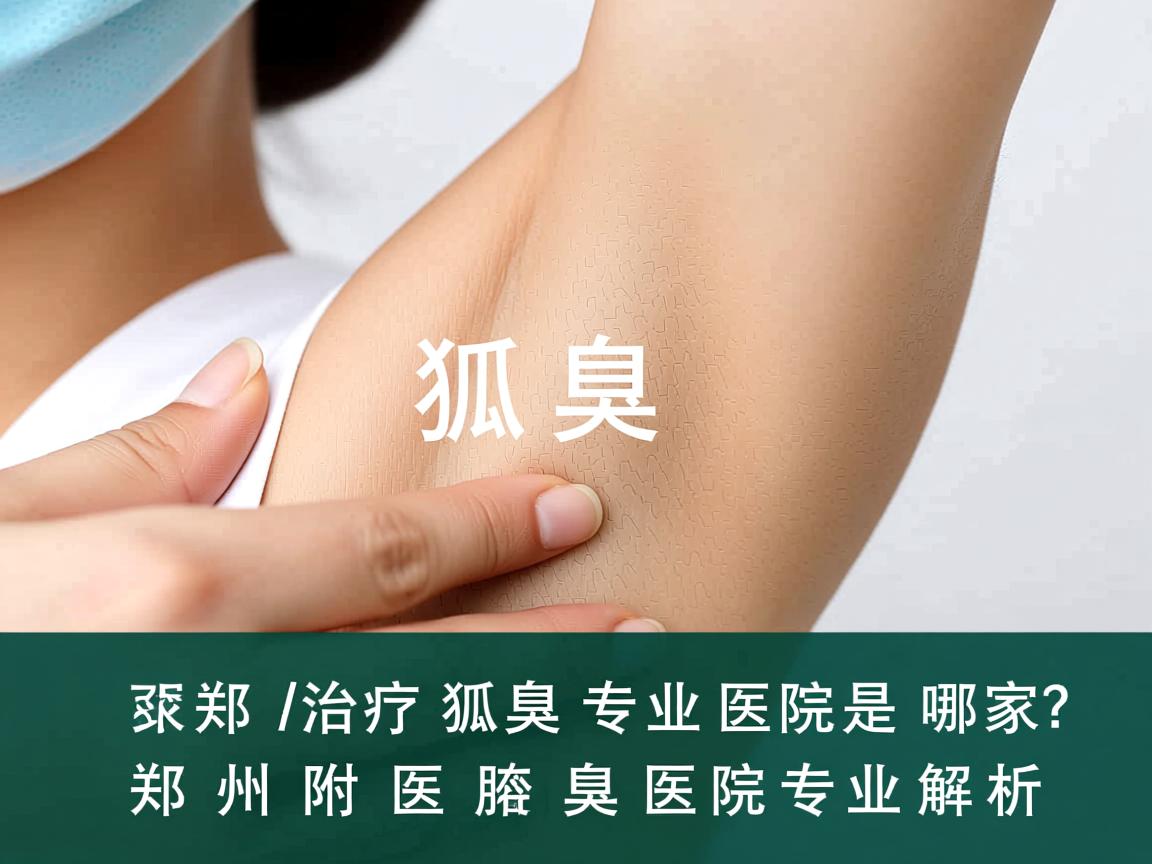 郑州治疗狐臭专业的医院是哪家？郑州附医腋臭医院专业解析