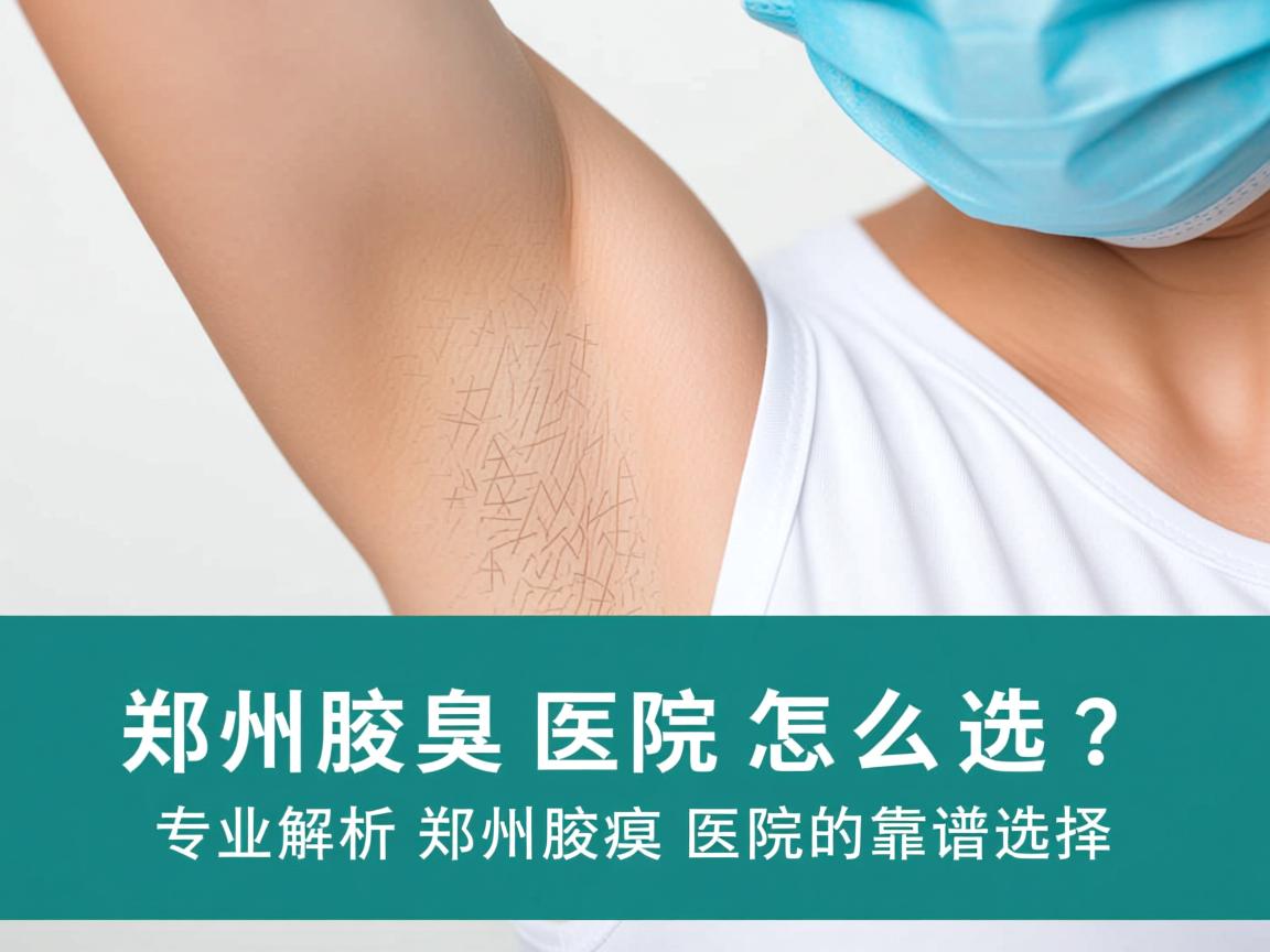 郑州腋臭医院怎么选？专业解析郑州腋臭医院的靠谱选择