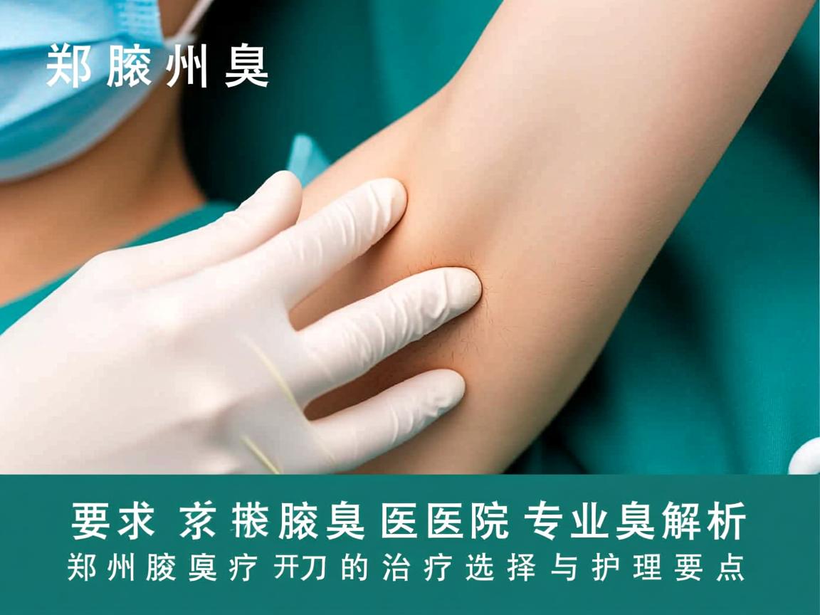 郑州腋臭医院专业解析,郑州腋臭开刀的治疗选择与护理要点 郑州腋臭医院专业解析,郑州腋臭开刀的治疗选择与护理要点