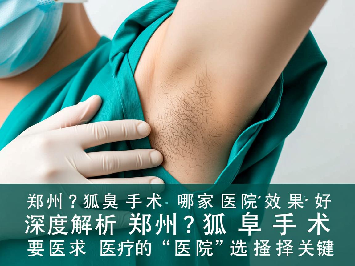 郑州狐臭手术哪家医院效果好?深度解析郑州狐臭手术医院的选择关键 郑州狐臭手术哪家医院效果好?深度解析郑州狐臭手术医院的选择关键