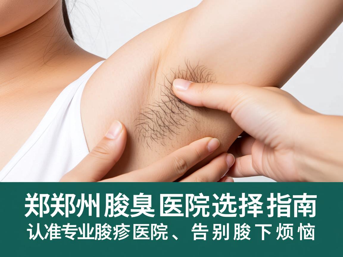 郑州腋臭医院选择指南，认准专业腋臭医院，告别腋下烦恼