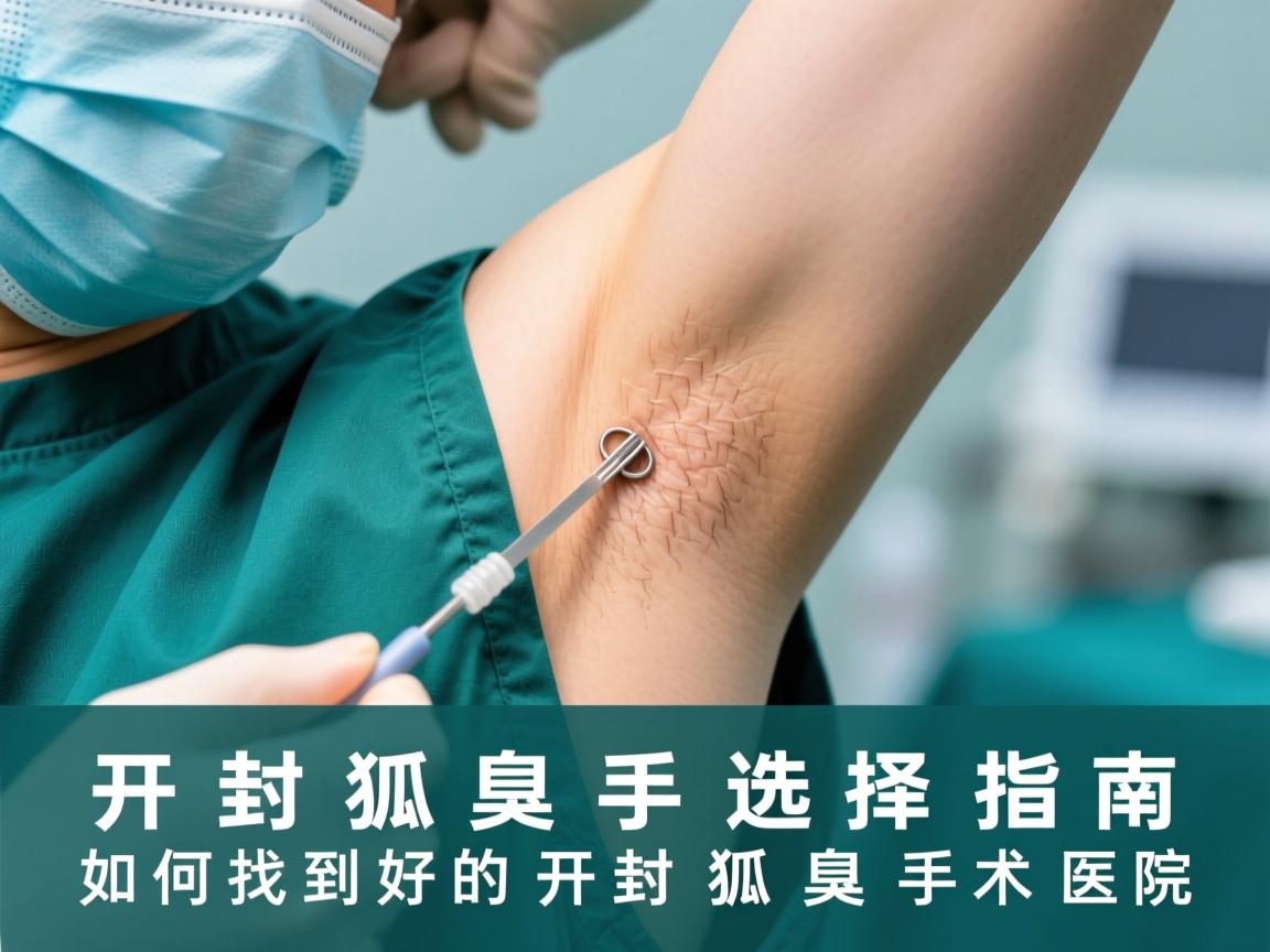 开封狐臭手术选择指南，如何找到好的开封狐臭手术医院
