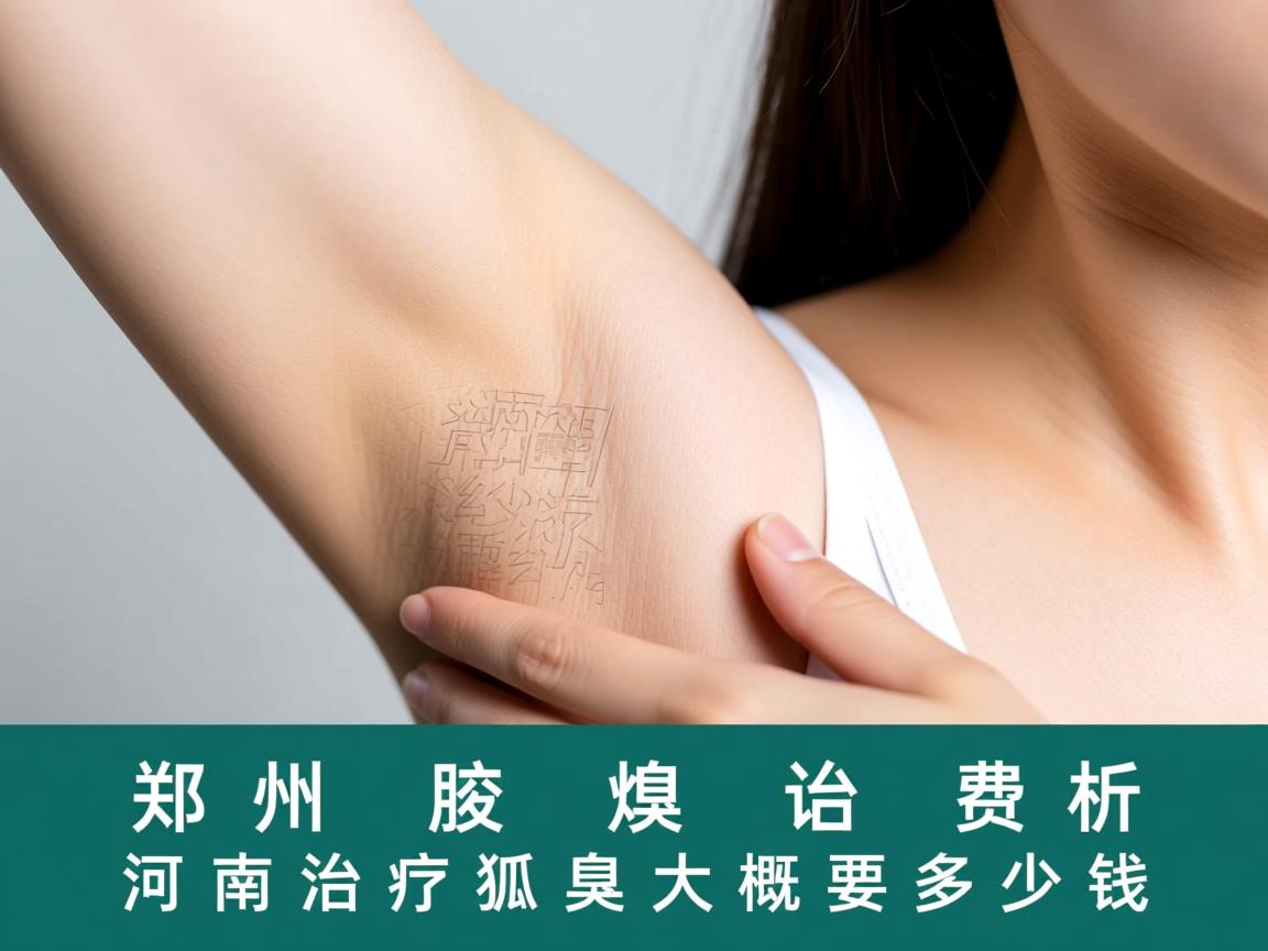 郑州腋臭治疗费用解析，河南治疗狐臭大概要多少钱