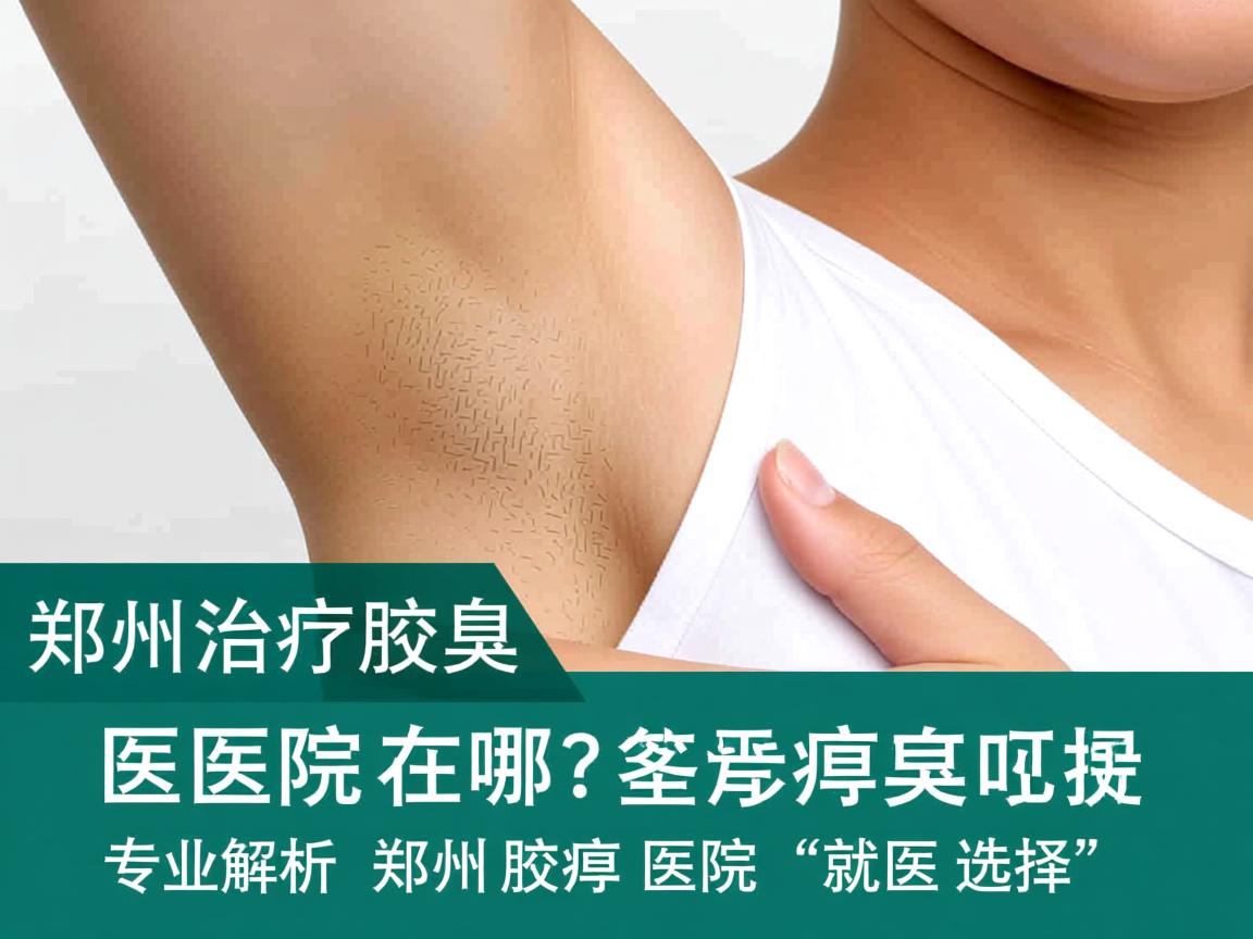 郑州治疗腋臭医院在哪？专业解析郑州腋臭医院的就医选择
