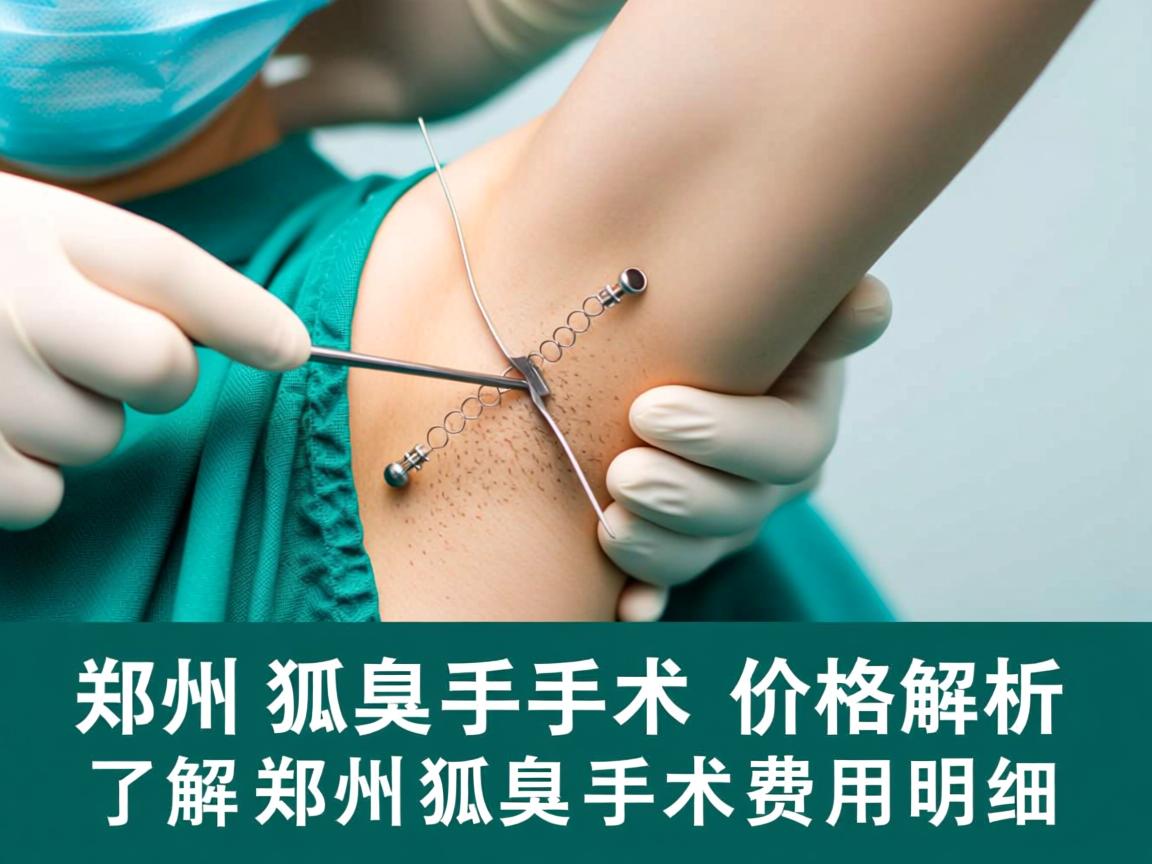 郑州狐臭手术价格解析，了解郑州狐臭手术费用明细