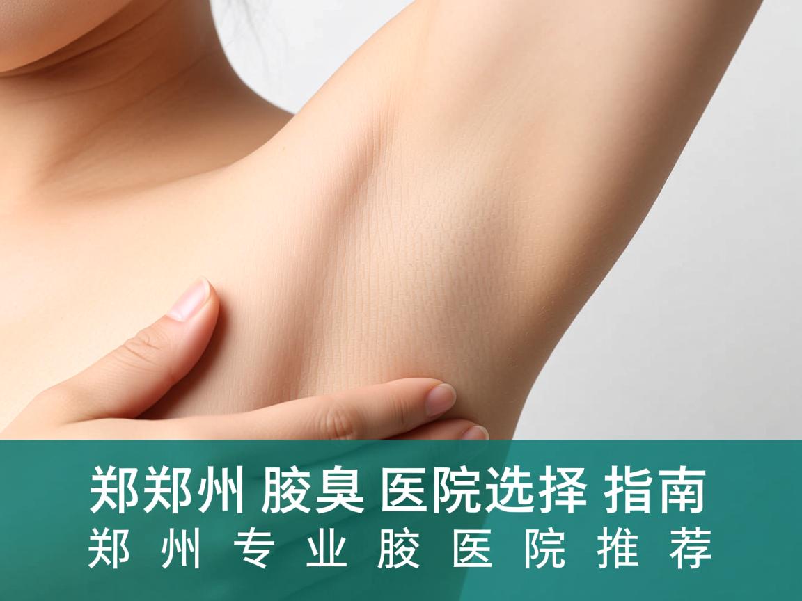 郑州腋臭医院选择指南，郑州专业腋臭医院推荐