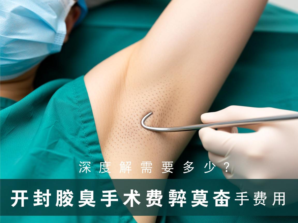 开封腋臭手术费需要多少？深度解析开封腋臭手术费用