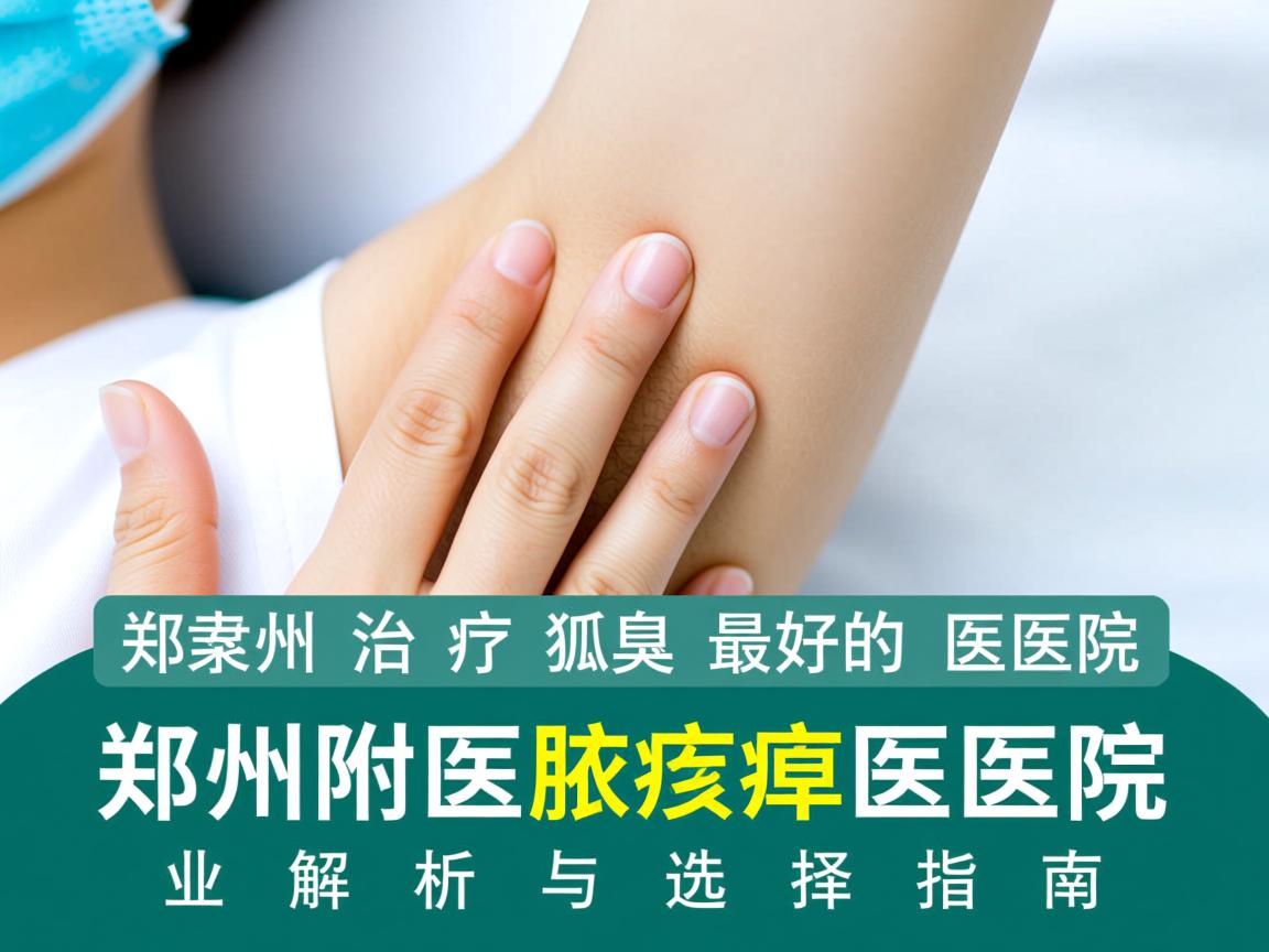 郑州治疗狐臭最好的医院，郑州附医腋臭医院专业解析与选择指南