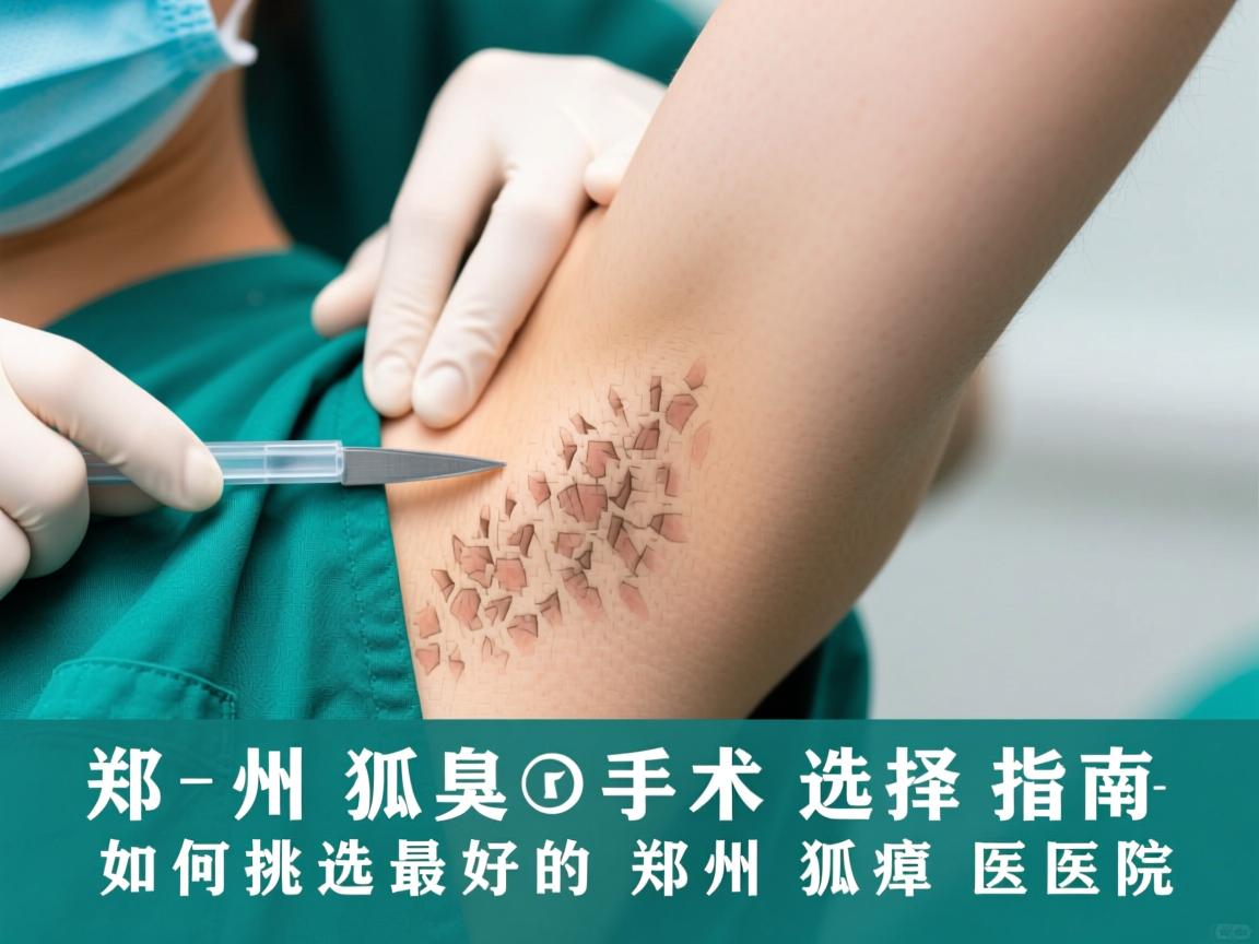 郑州狐臭手术选择指南，如何挑选最好的郑州狐臭医院