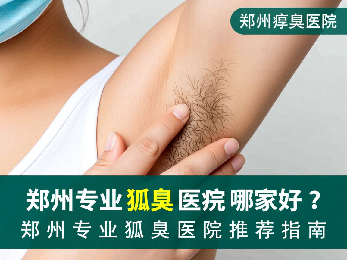 郑州专业狐臭医院哪家好？郑州专业狐臭医院推荐指南