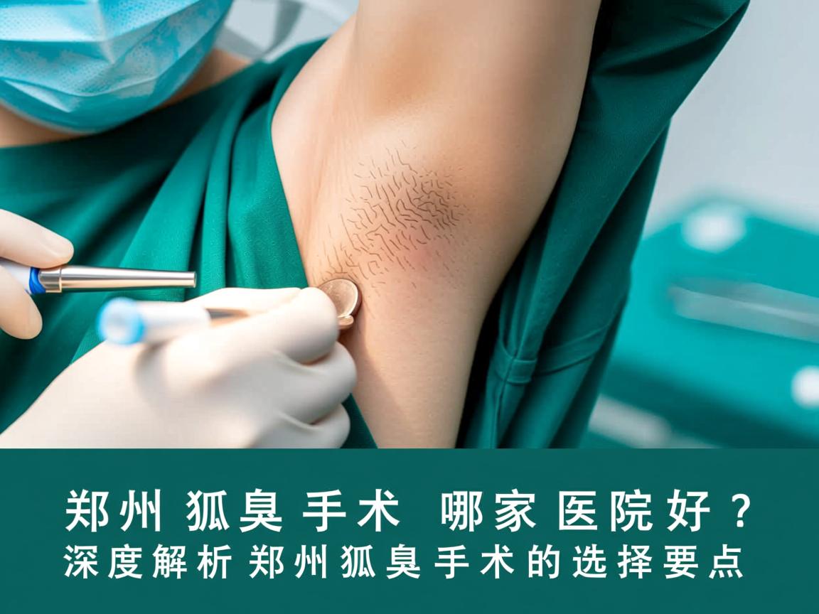 郑州狐臭手术哪家医院好？深度解析郑州狐臭手术的选择要点
