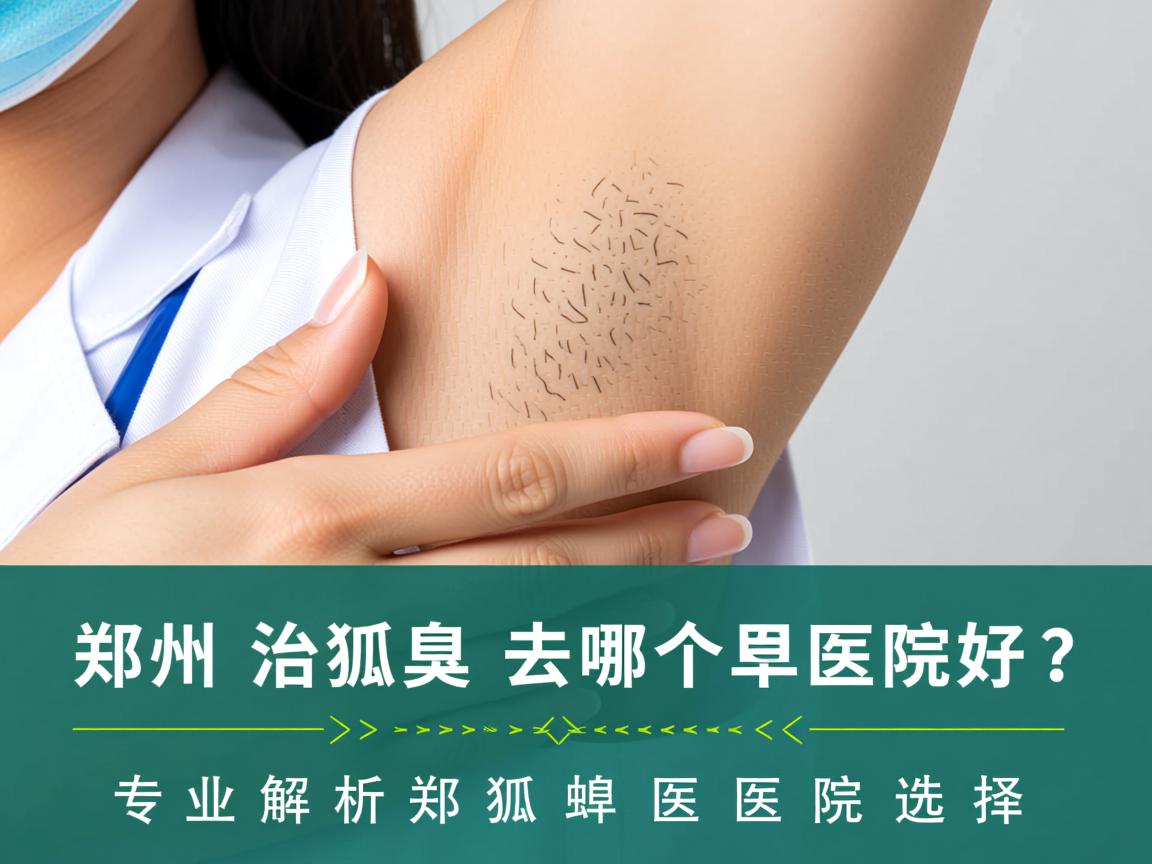 郑州治狐臭去哪个医院好？专业解析郑州狐臭医院选择