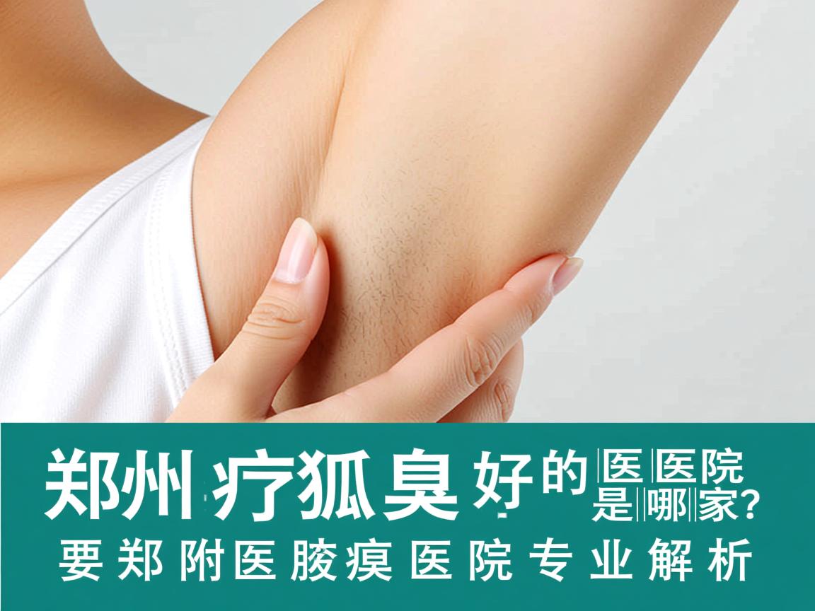 郑州治疗狐臭好的医院是哪家？郑州附医腋臭医院专业解析