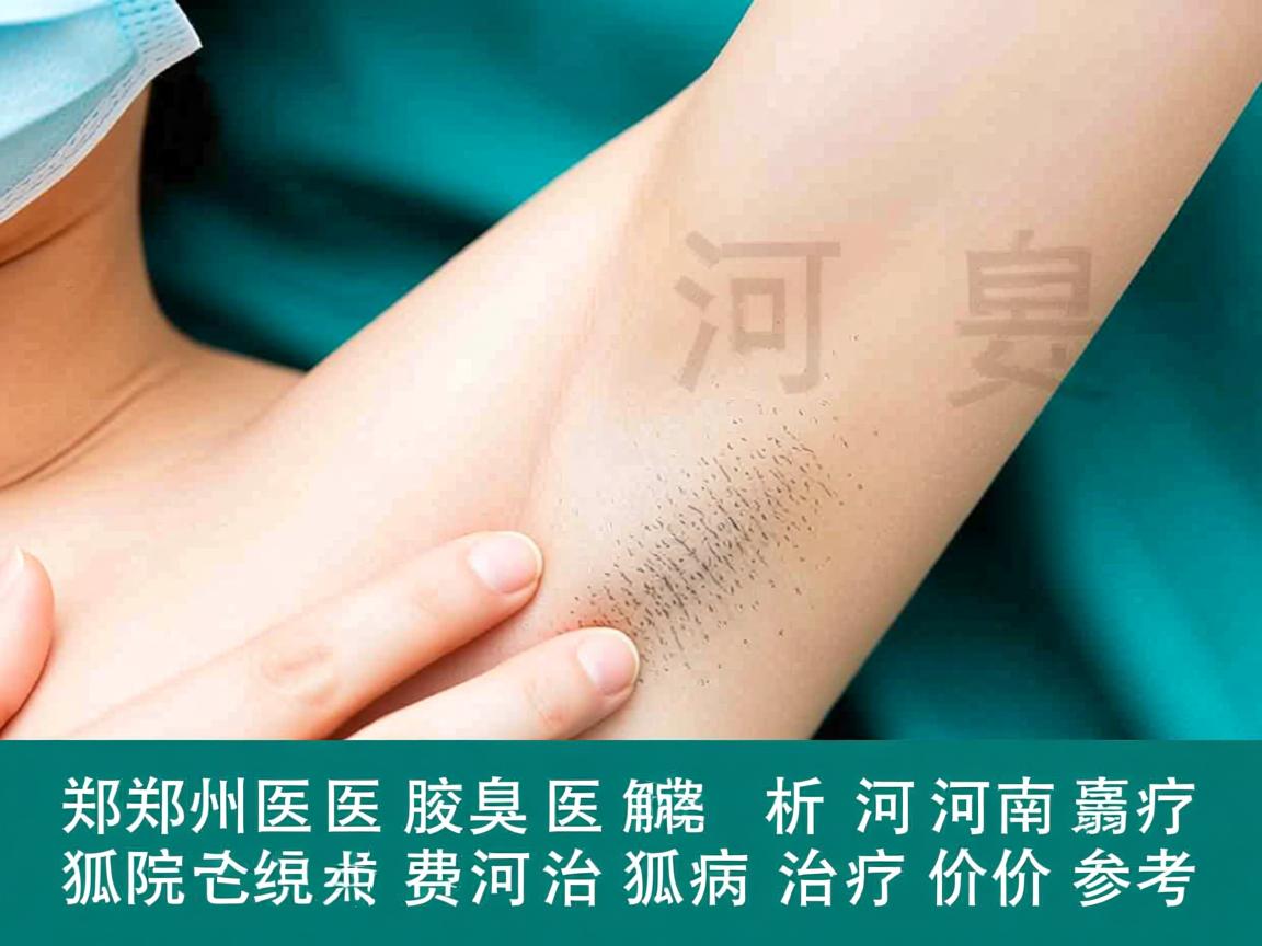 郑州附医腋臭医院解析，河南治疗狐臭费用，河南狐臭治疗价格参考