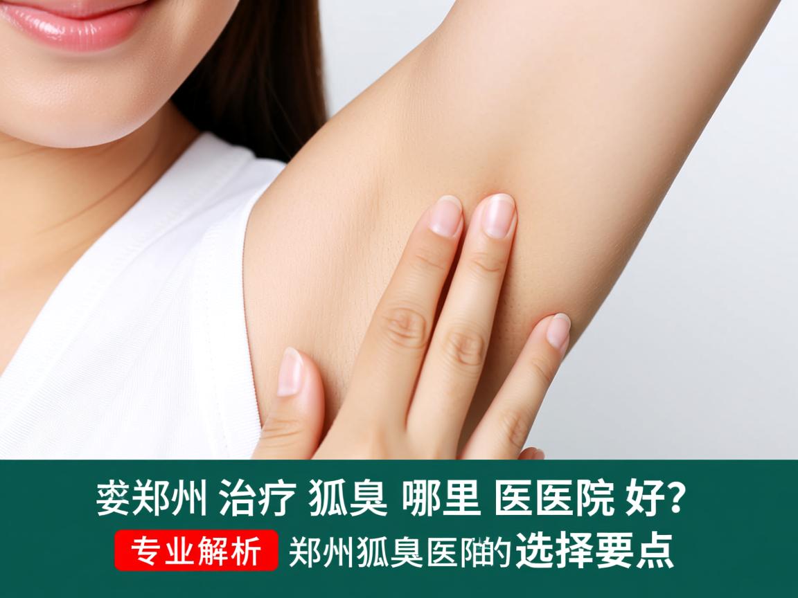 郑州治疗狐臭哪里医院好？专业解析郑州狐臭医院的选择要点