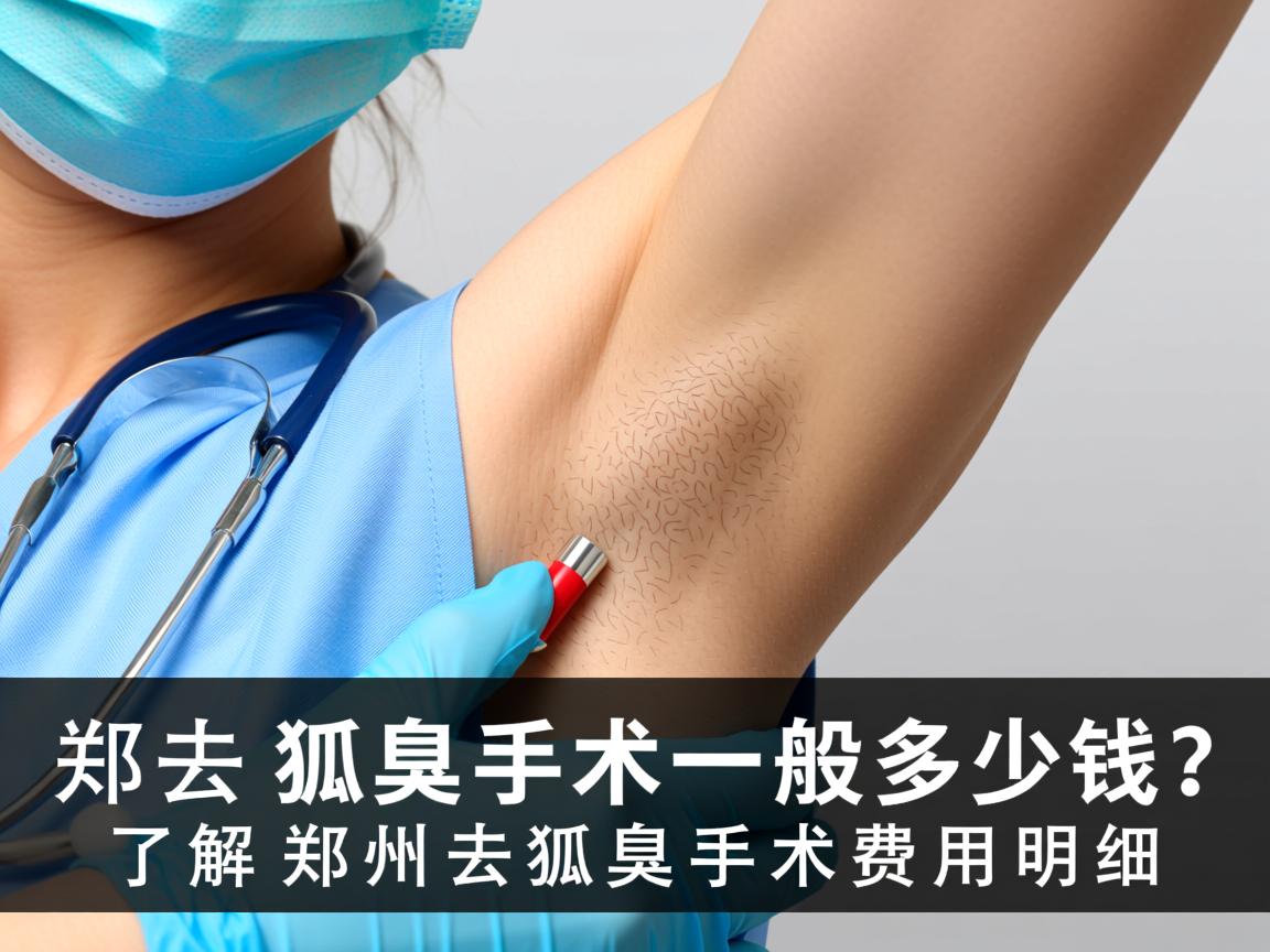 郑州去狐臭手术一般多少钱？了解郑州去狐臭手术费用明细