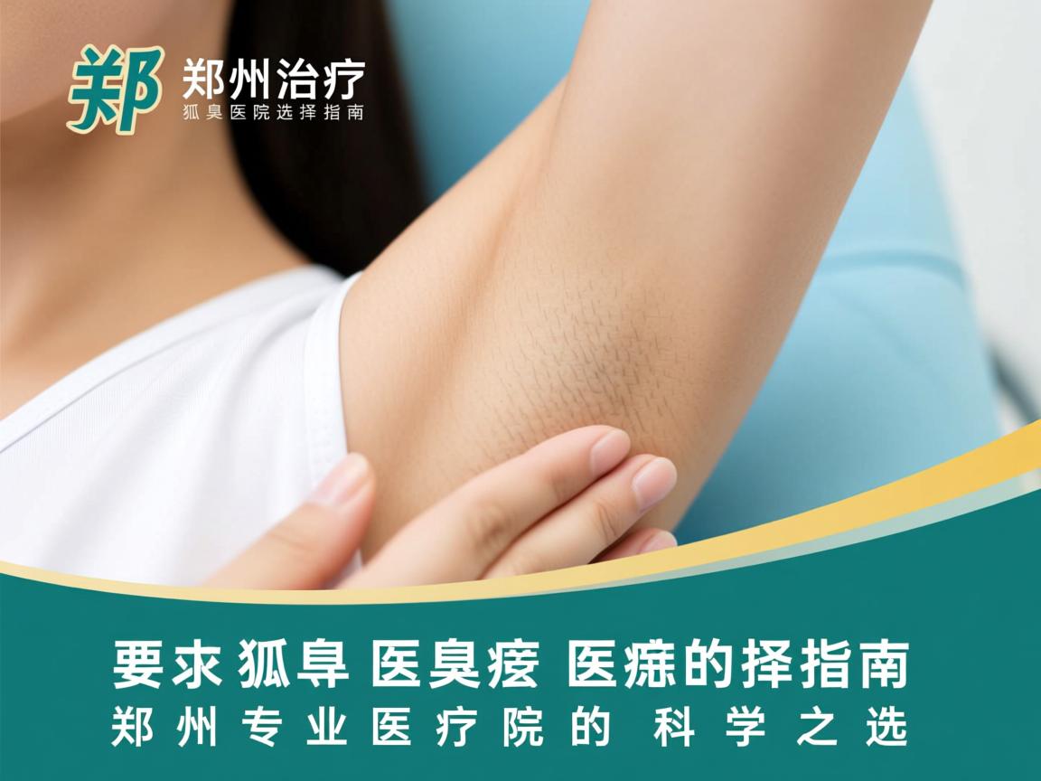 郑州治疗狐臭医院选择指南，郑州专业狐臭医院的科学之选