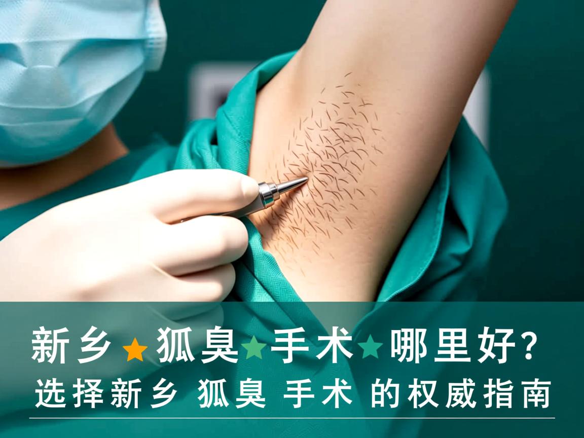新乡狐臭手术哪里好？选择新乡狐臭手术的权威指南