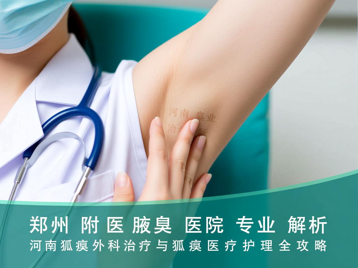 郑州附医腋臭医院专业解析，河南狐臭外科治疗与狐臭医疗护理全攻略