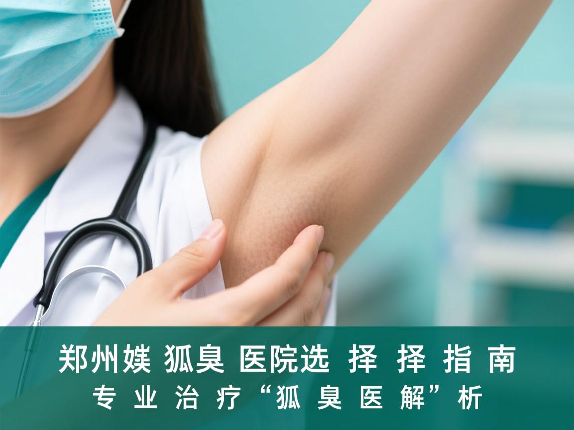 郑州狐臭医院选择指南，专业治疗狐臭的医院解析