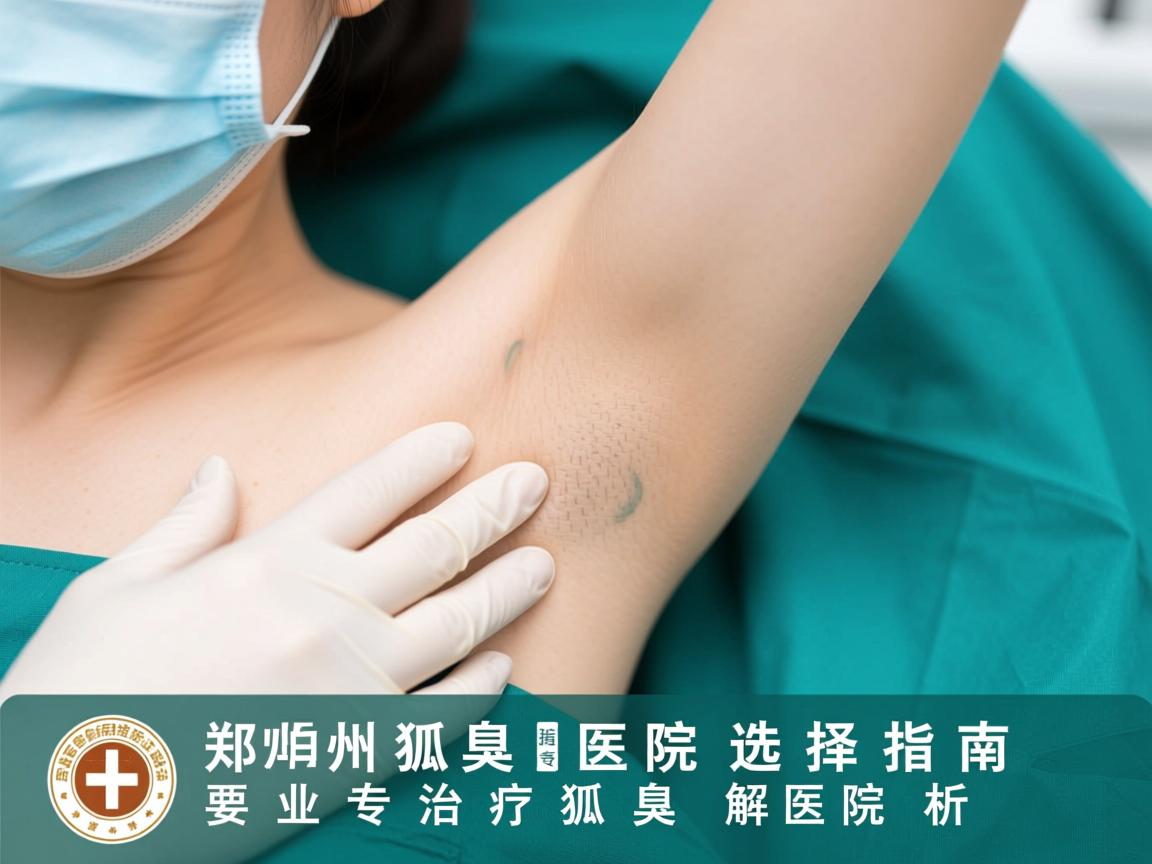 郑州狐臭医院选择指南，专业治疗狐臭的医院解析
