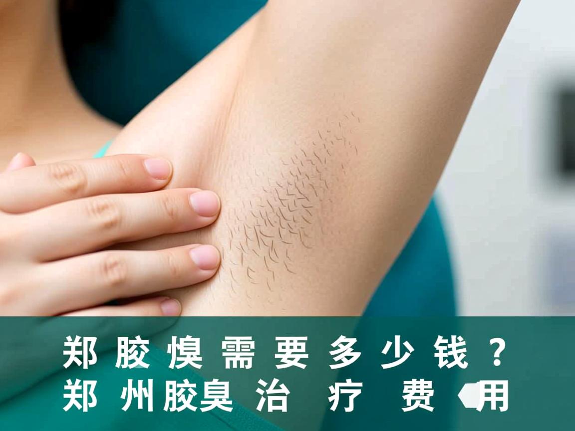 郑州治腋臭需要多少钱？深度解析郑州腋臭治疗费用