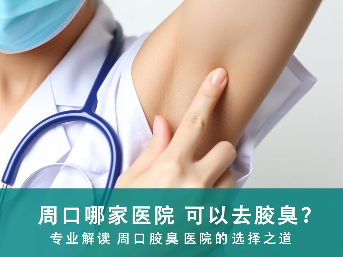 周口哪家医院可以去腋臭？专业解读周口腋臭医院的选择之道