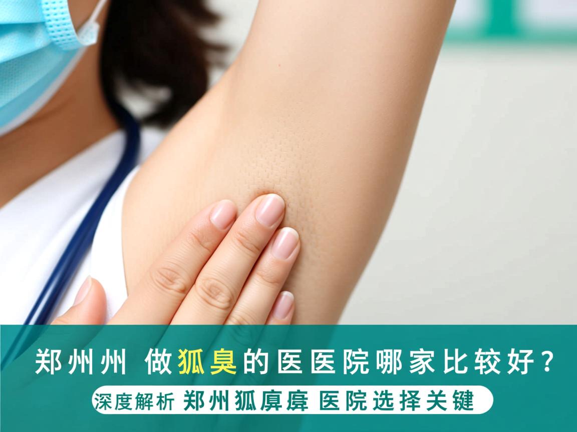 郑州做狐臭的医院哪家比较好？深度解析郑州狐臭医院的选择关键