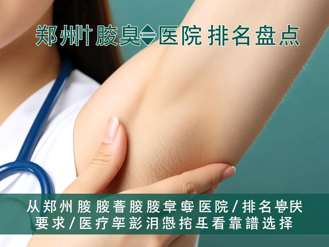 郑州腋臭医院排名盘点，从郑州腋臭医院排名看靠谱选择