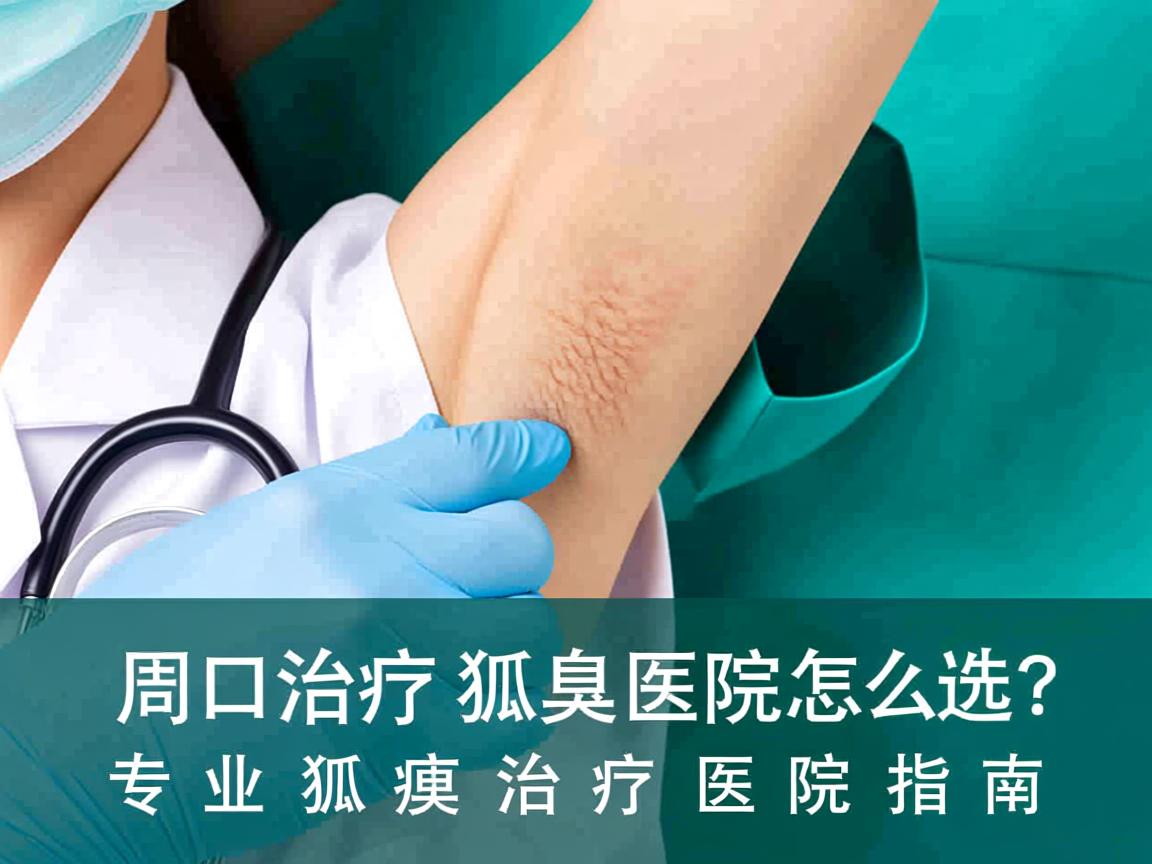 周口治疗狐臭医院怎么选？专业狐臭治疗医院指南