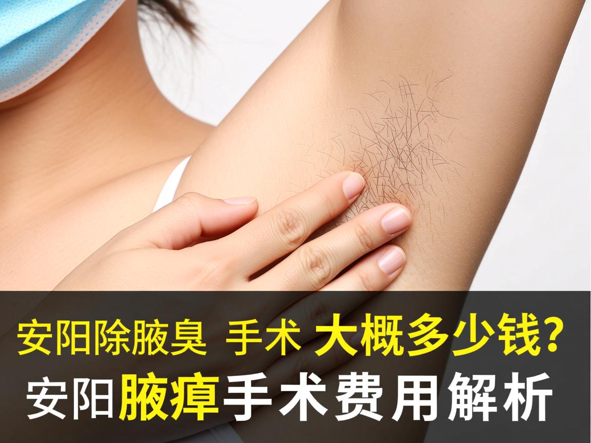 安阳除腋臭手术大概多少钱？安阳腋臭手术费用解析