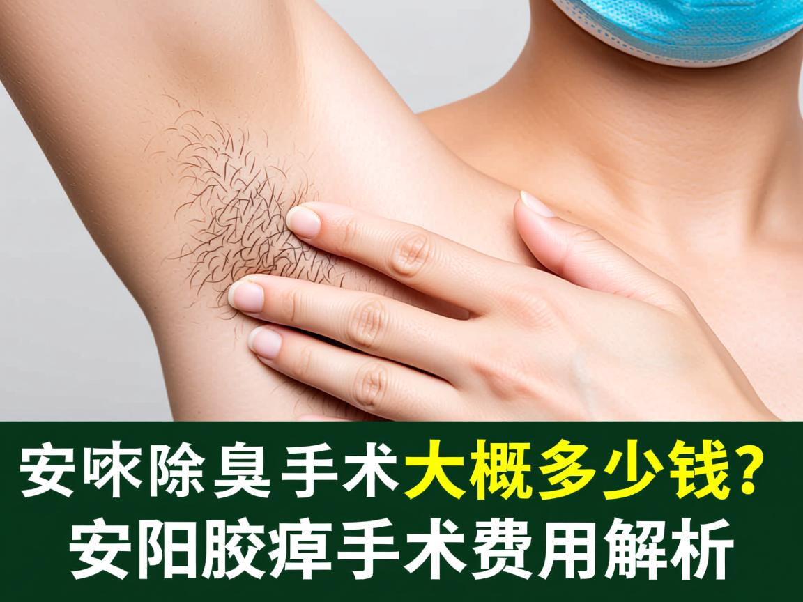 安阳除腋臭手术大概多少钱？安阳腋臭手术费用解析