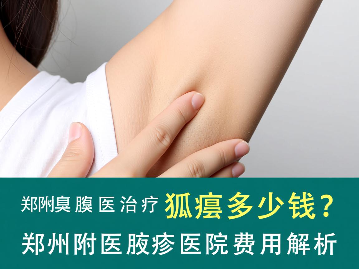 郑州附医腋臭医院治疗狐臭多少钱？郑州附医腋臭医院费用解析