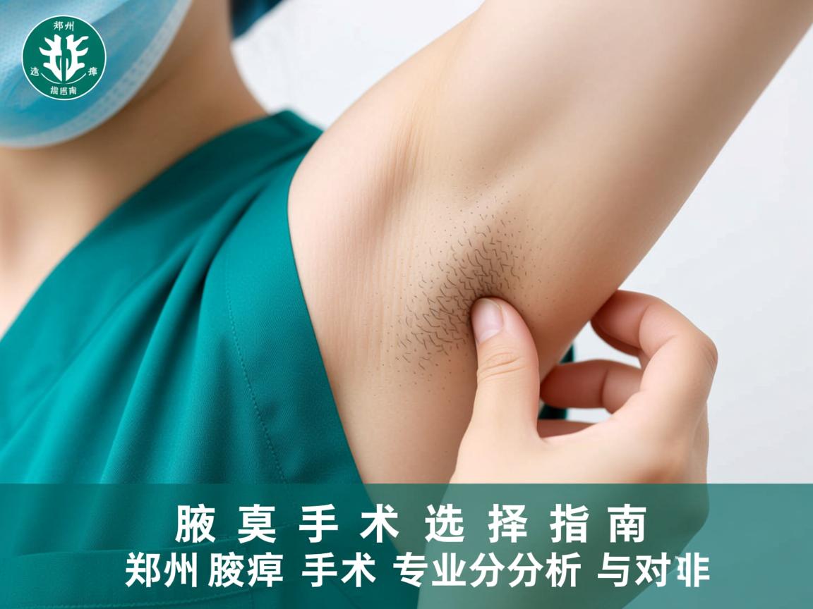 腋臭手术选择指南，郑州腋臭手术医院的专业分析与对比