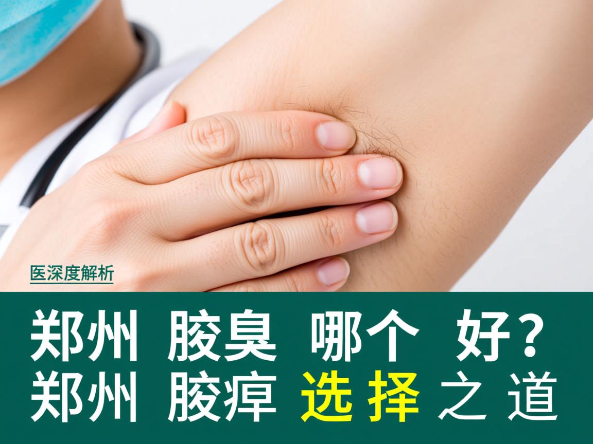 郑州腋臭医院哪个好？深度解析郑州腋臭医院的选择之道
