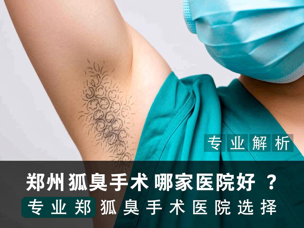 郑州狐臭手术哪家医院好？专业解析郑州狐臭手术医院选择