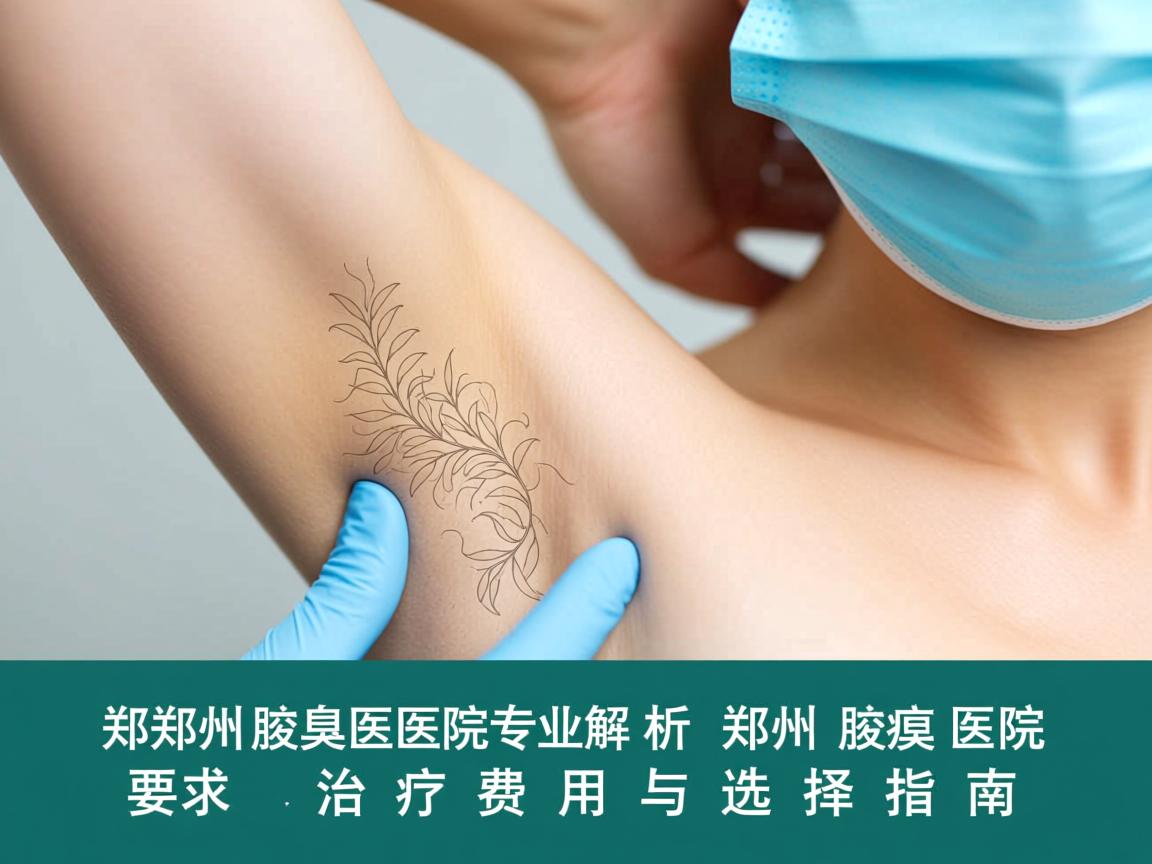 郑州腋臭医院专业解析，郑州腋臭医院治疗费用与选择指南