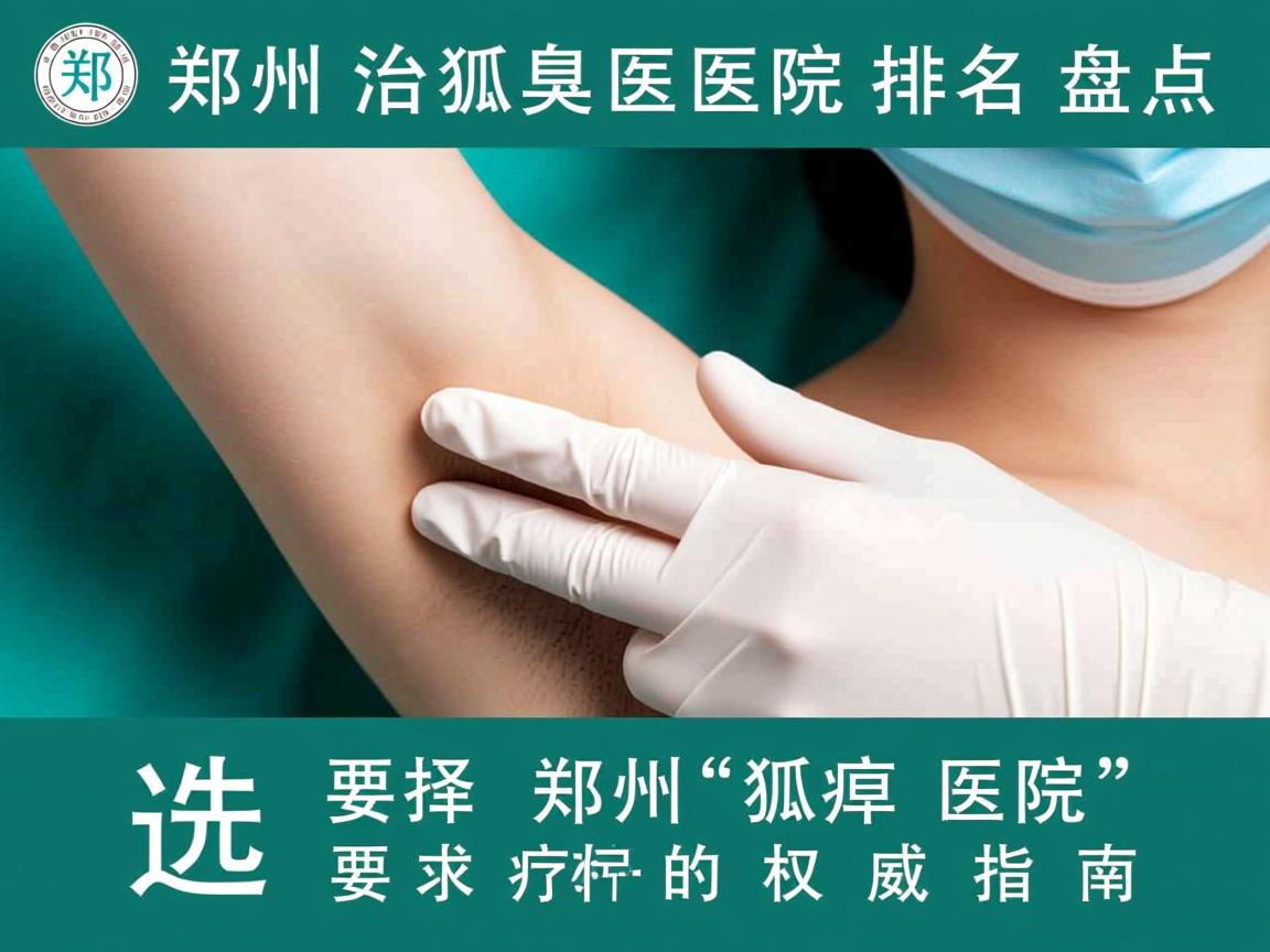 郑州治狐臭医院排名盘点，选择郑州狐臭医院的权威指南