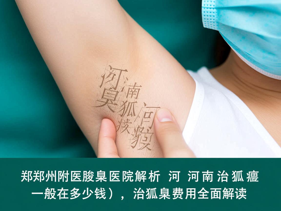 郑州附医腋臭医院解析，河南治狐臭一般在多少钱，治狐臭费用全面解读