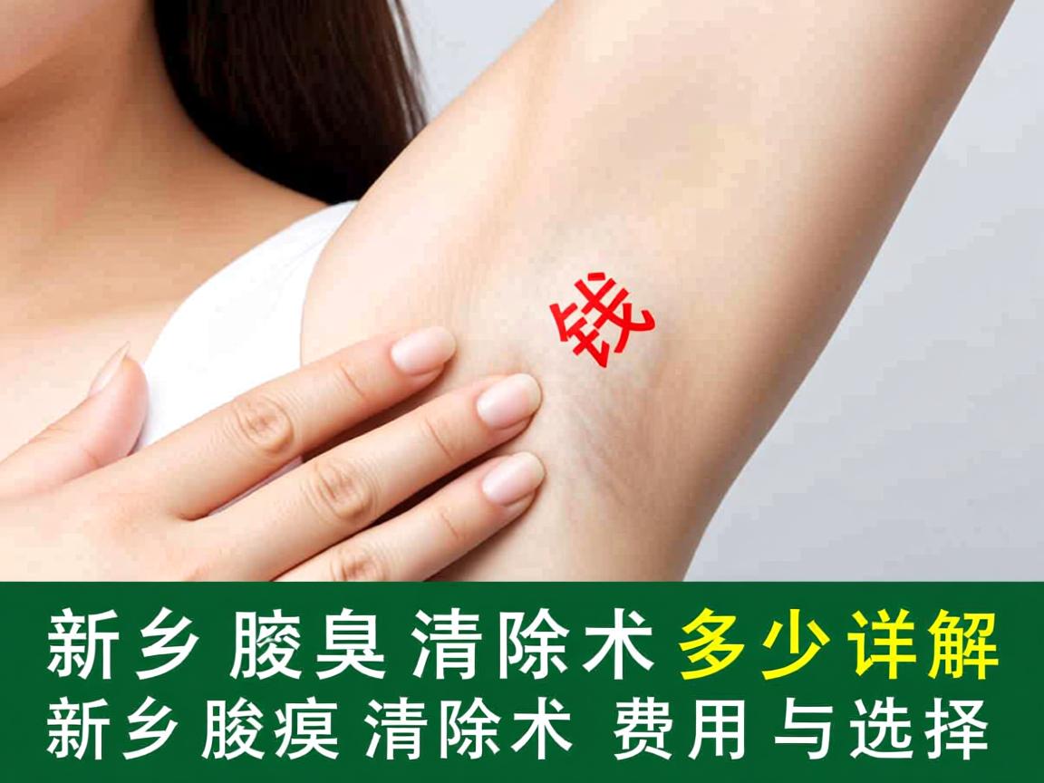 新乡腋臭清除术多少钱,详解新乡腋臭清除术费用与选择 新乡腋臭清除术多少钱,详解新乡腋臭清除术费用与选择