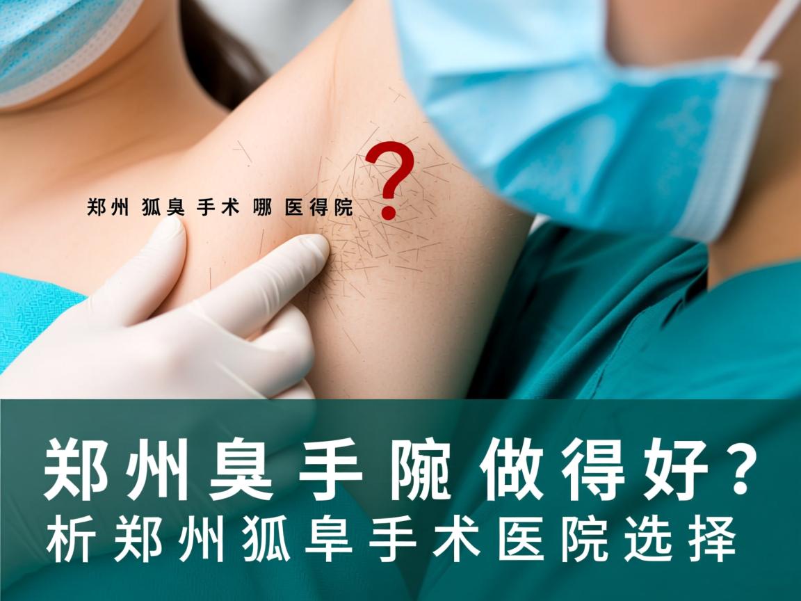 郑州狐臭手术哪医院做得好?专业解析郑州狐臭手术医院选择 郑州狐臭手术哪医院做得好?专业解析郑州狐臭手术医院选择