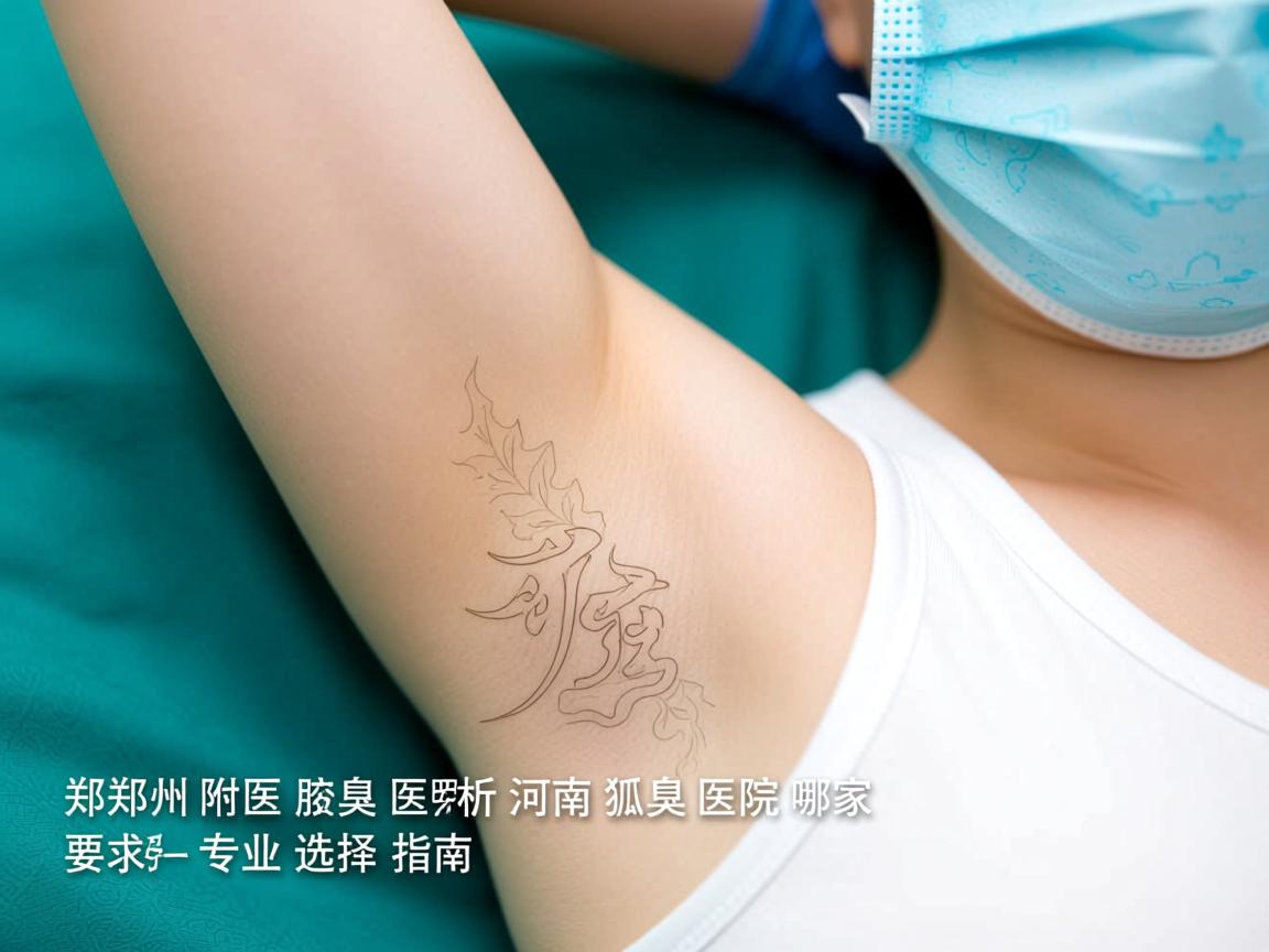 郑州附医腋臭医院解析，河南狐臭医院哪家好，专业选择指南
