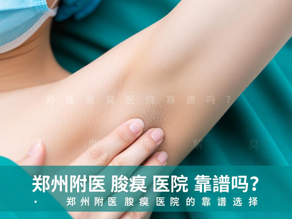 郑州附医腋臭医院靠谱吗？深度解析郑州附医腋臭医院的靠谱选择