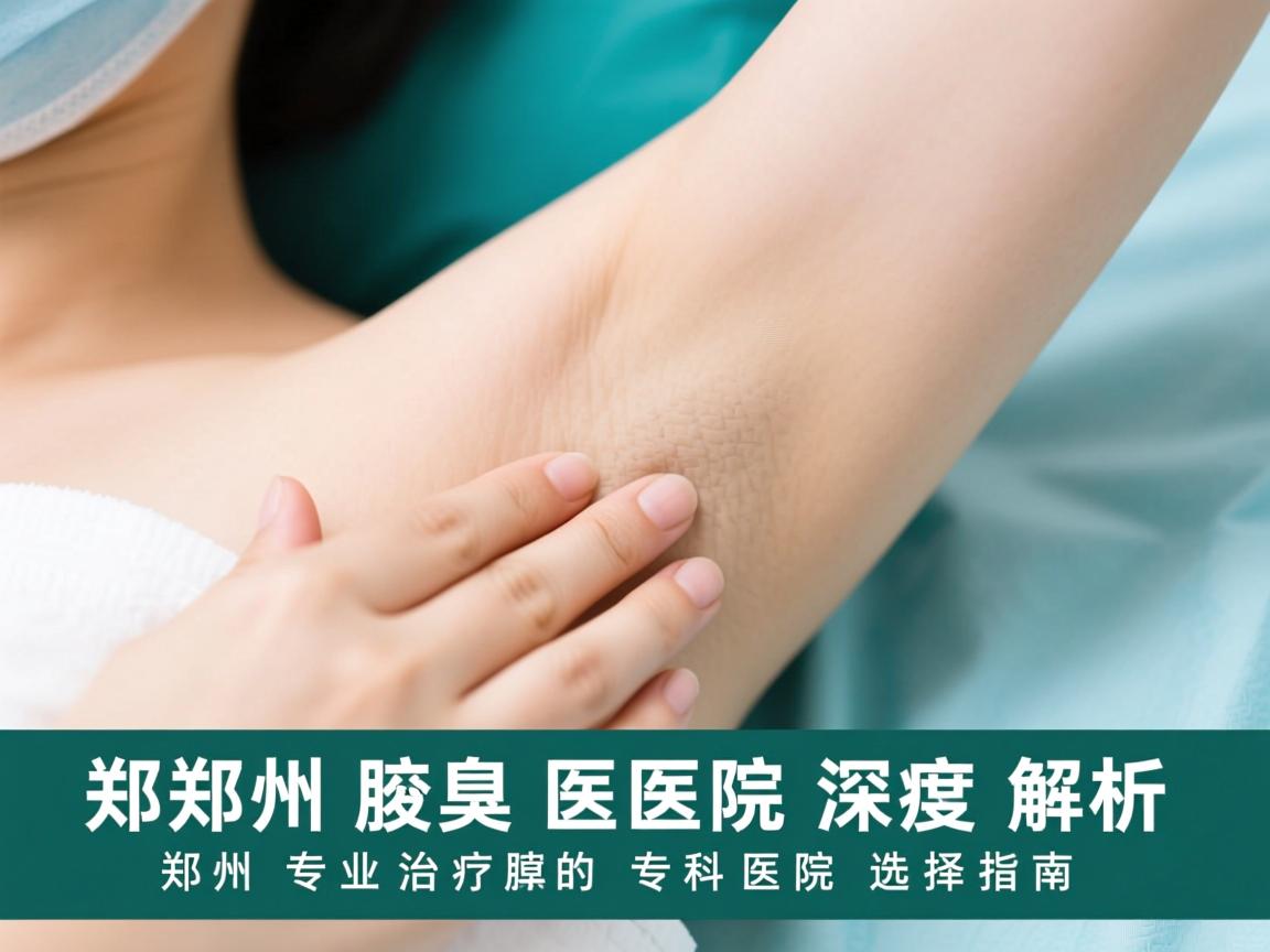 郑州腋臭医院深度解析，郑州专业治疗腋臭的专科医院选择指南