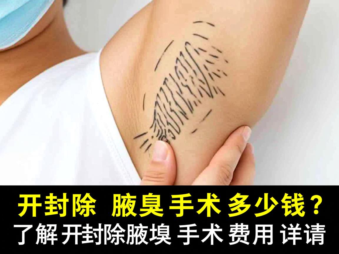 开封除腋臭手术多少钱？了解开封除腋臭手术费用详情
