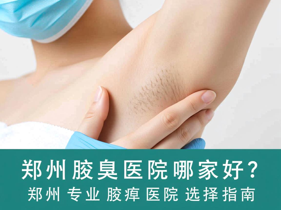 郑州腋臭医院哪家好？郑州专业腋臭医院选择指南