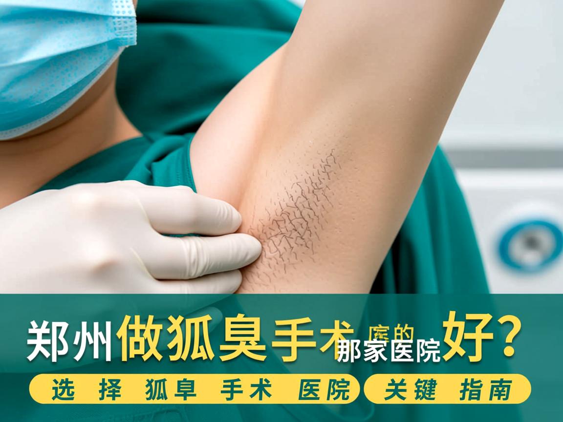 郑州做狐臭手术的那家医院好?选择狐臭手术医院的关键指南 郑州做狐臭手术的那家医院好?选择狐臭手术医院的关键指南