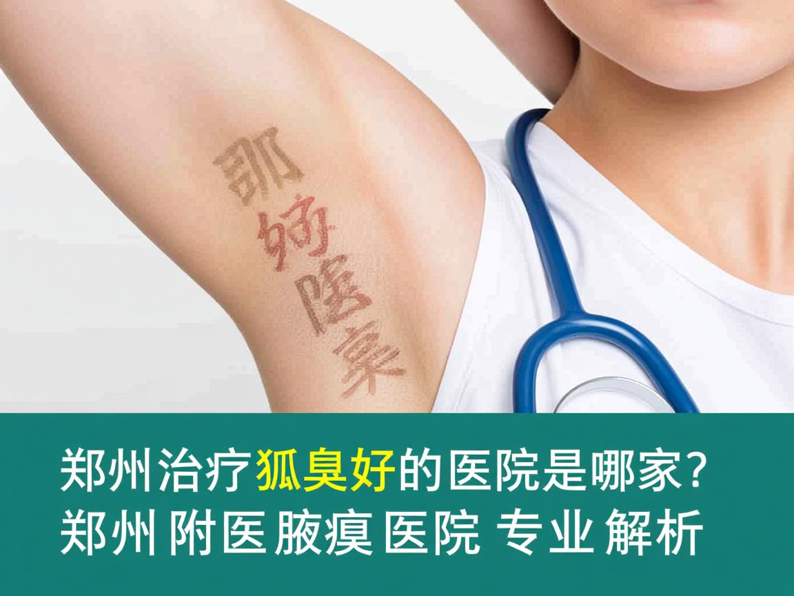 郑州治疗狐臭好的医院是哪家?郑州附医腋臭医院专业解析 郑州治疗狐臭好的医院是哪家?郑州附医腋臭医院专业解析
