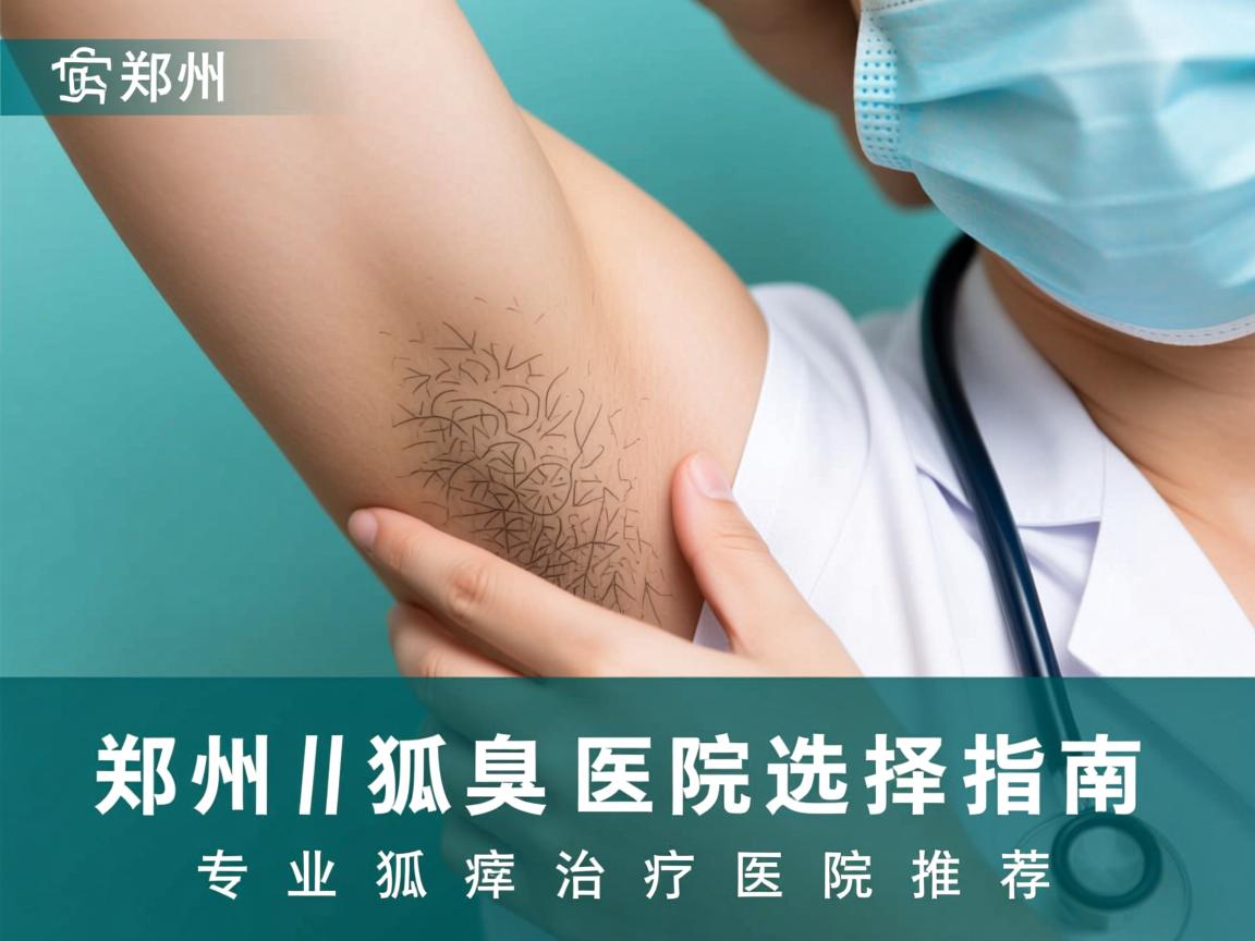 郑州狐臭医院选择指南，专业狐臭治疗医院推荐